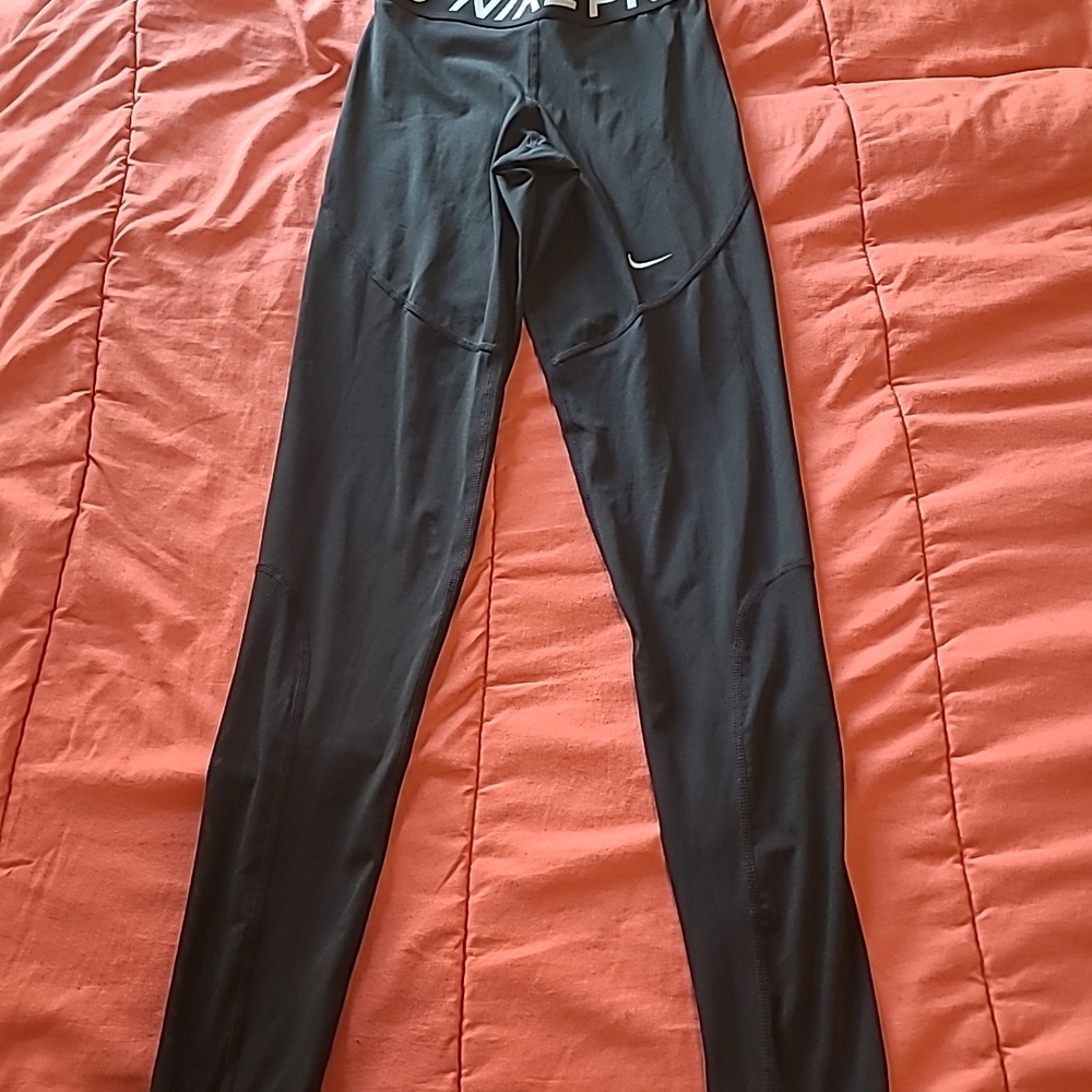 Nike Black and White Athletic Leggings